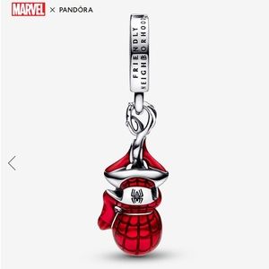 NWT Pandora x Marvel Hanging Spider-man Dangle Charm
